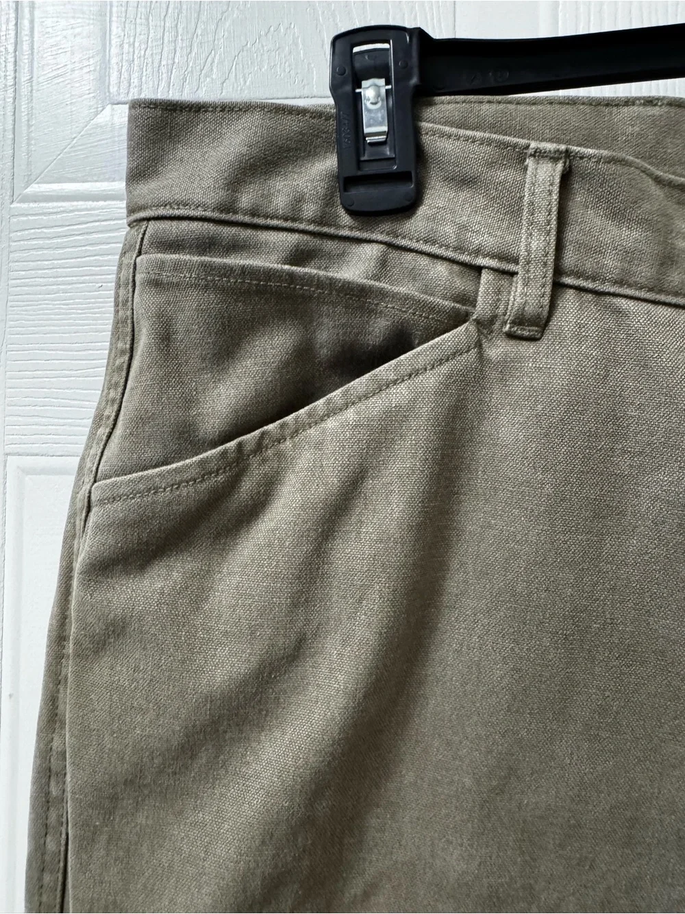 Taylor Stitch Olive Green Work Chinos